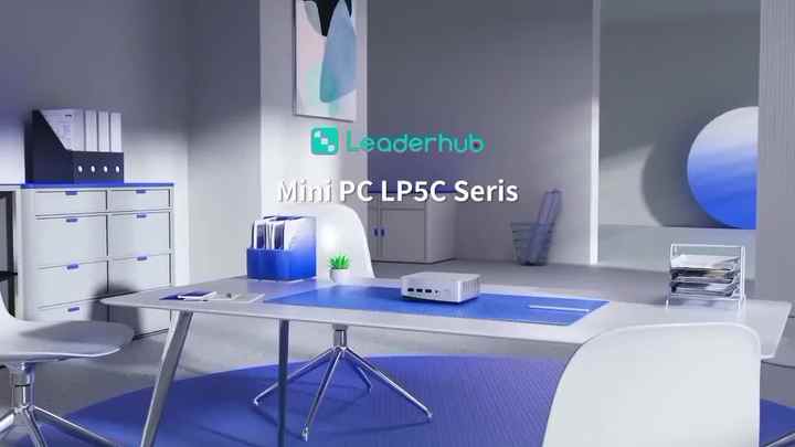 Leaderhub 16+512GB Mini PC – Compact Desktop for Multitasking in Home ...