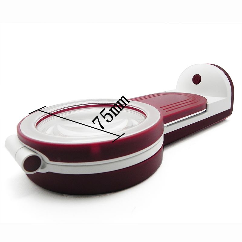 Loupe portative à Double lentilles avec chargeur USB TH-7022