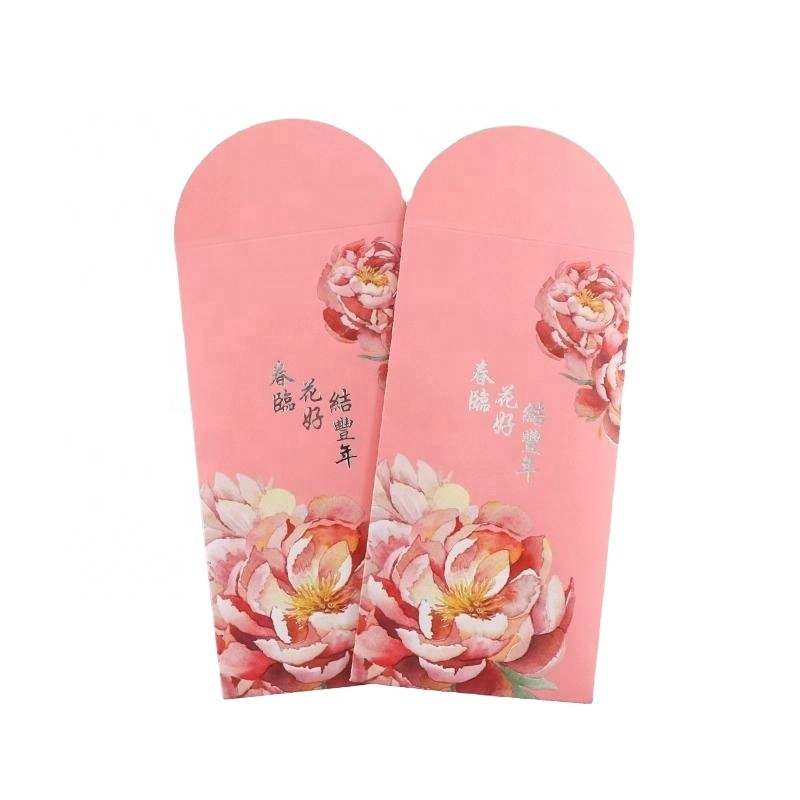 vintage luxury security packaging envelope pearl paper flower butterfly clasp design packaging envelope