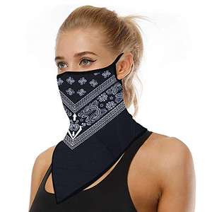 魔术围巾多功能脸部头巾围嘴魔法单色无缝头巾围巾