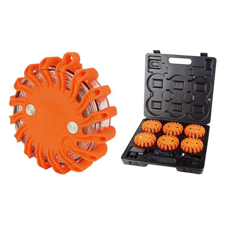 6PK перезаряжаемый Магнитный СВЕТОДИОДНЫЙ дорожный сигнальный фонарь