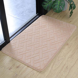 Anti slip custom printed polyester outdoor mat floor non-woven chinese door mat