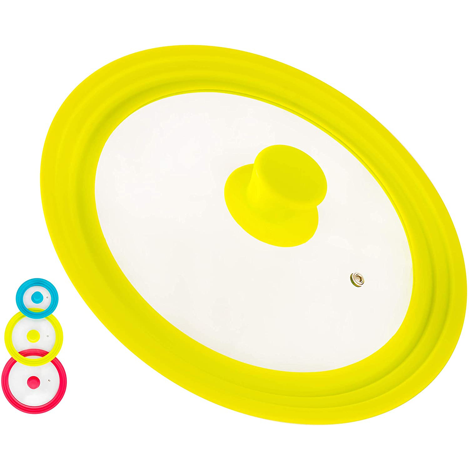 Универсальные силиконовые крышки для сковородок премиум-класса, подходят для кастрюль 9,4, 10, 11 дюймов