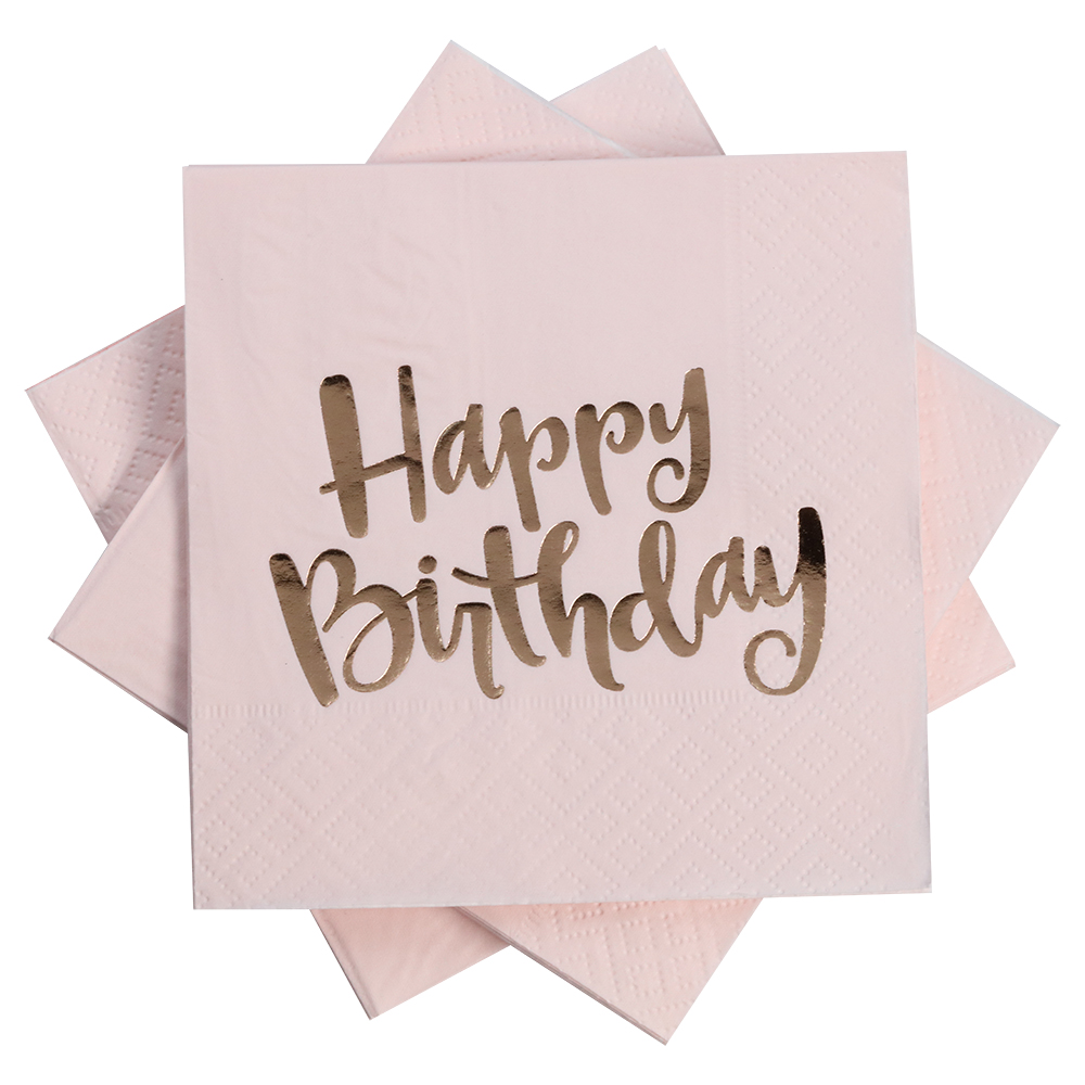1000 x Peach Paper Napkins 2 Ply 33cm 4 Fold Tissue Serviettes