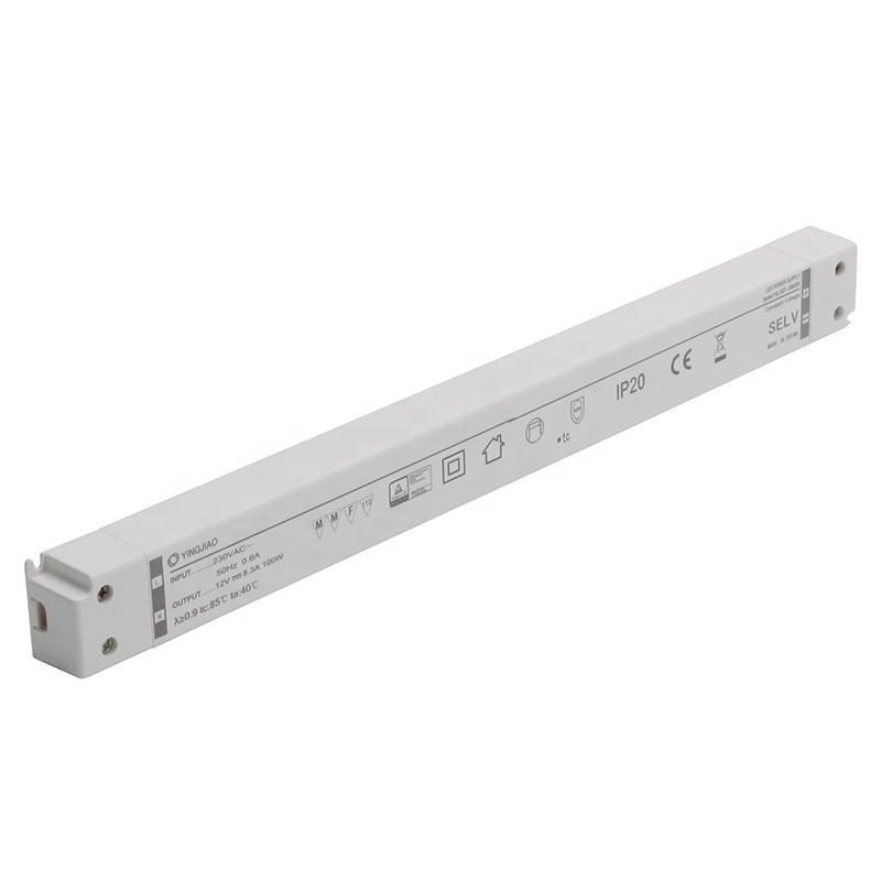 Высококачественный тонкий светодиодный драйвер постоянного напряжения 100 Вт 12 в 24 в 36 в 48 в трансформатор переменного тока в постоянный ток источник питания для светодиодной ленты