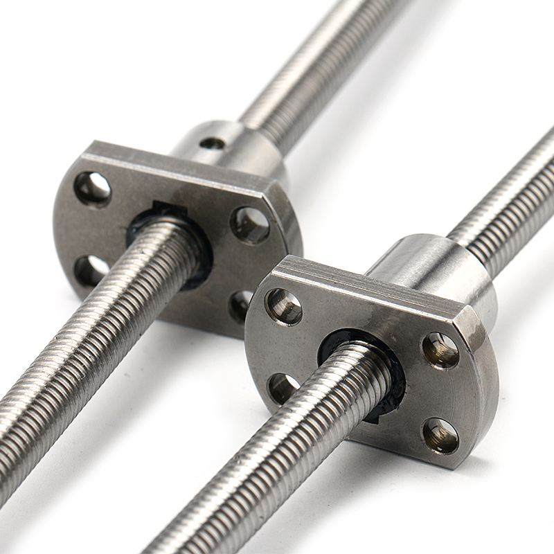 CNC spindle zero backlash 8mm diameter mini ball screw 0801 0802