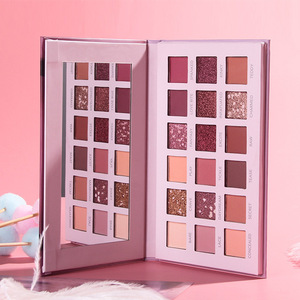 Best Selling Low Moq Beauty Makeup 18 Color Sombras Eye Shadow New Nude Oem Loose High Pigment Cardboard Eyeshadow Palette