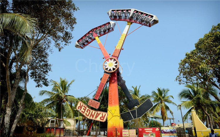 ◆オーダー用◆ダイカット シルエット 遊園地 スクラム遊園地アトラクションダブルアームレンジャースカイ