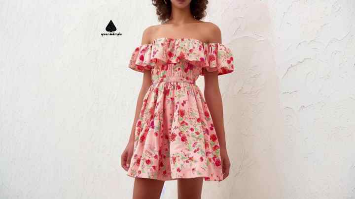 chinese dress ladies Women Maxi Dress, Elastic Waist Flowy Long Ankle Length Short Sleeve Pockets Boho Spring Summer Cute M / White main image 1