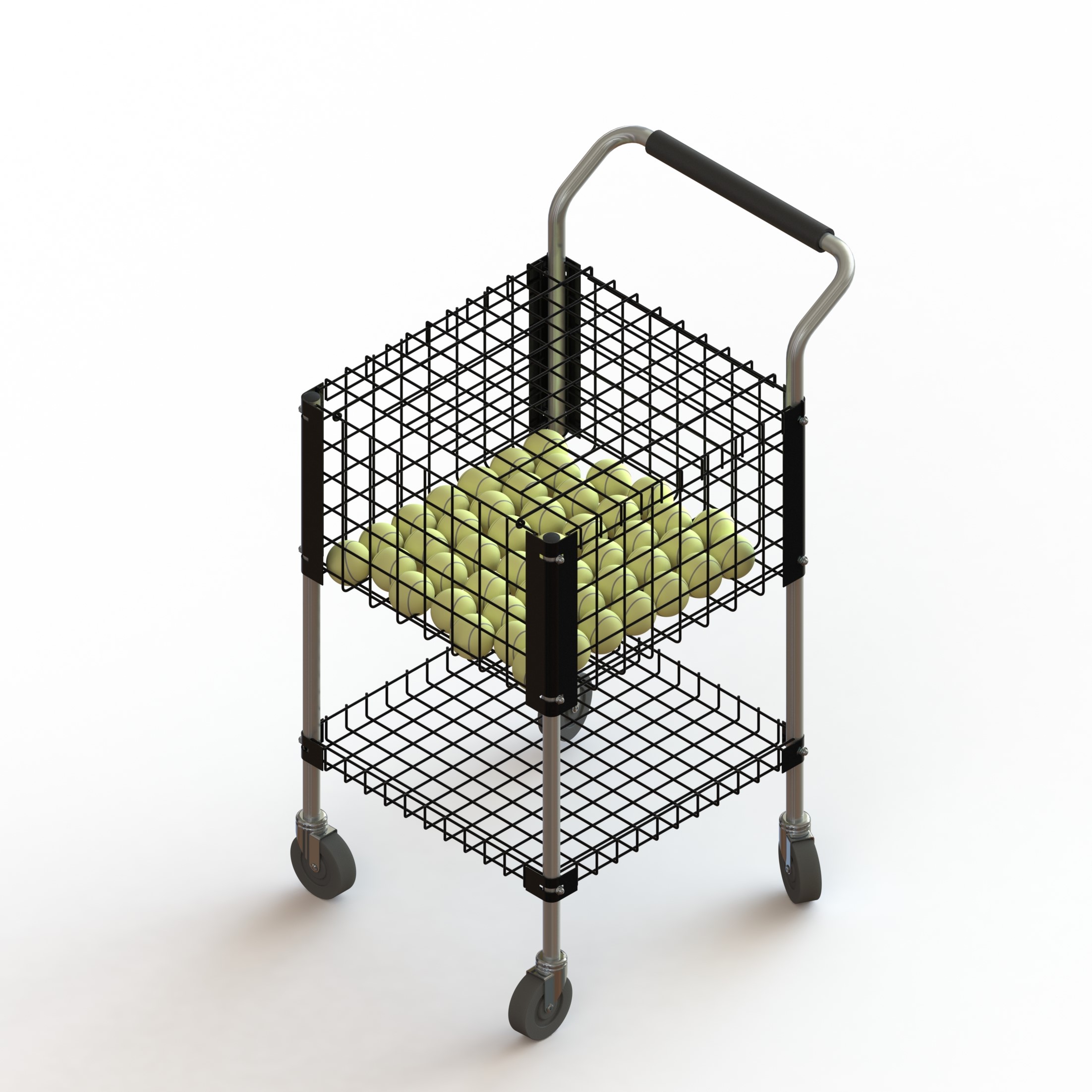 Тележка для тренировок теннисных мячей