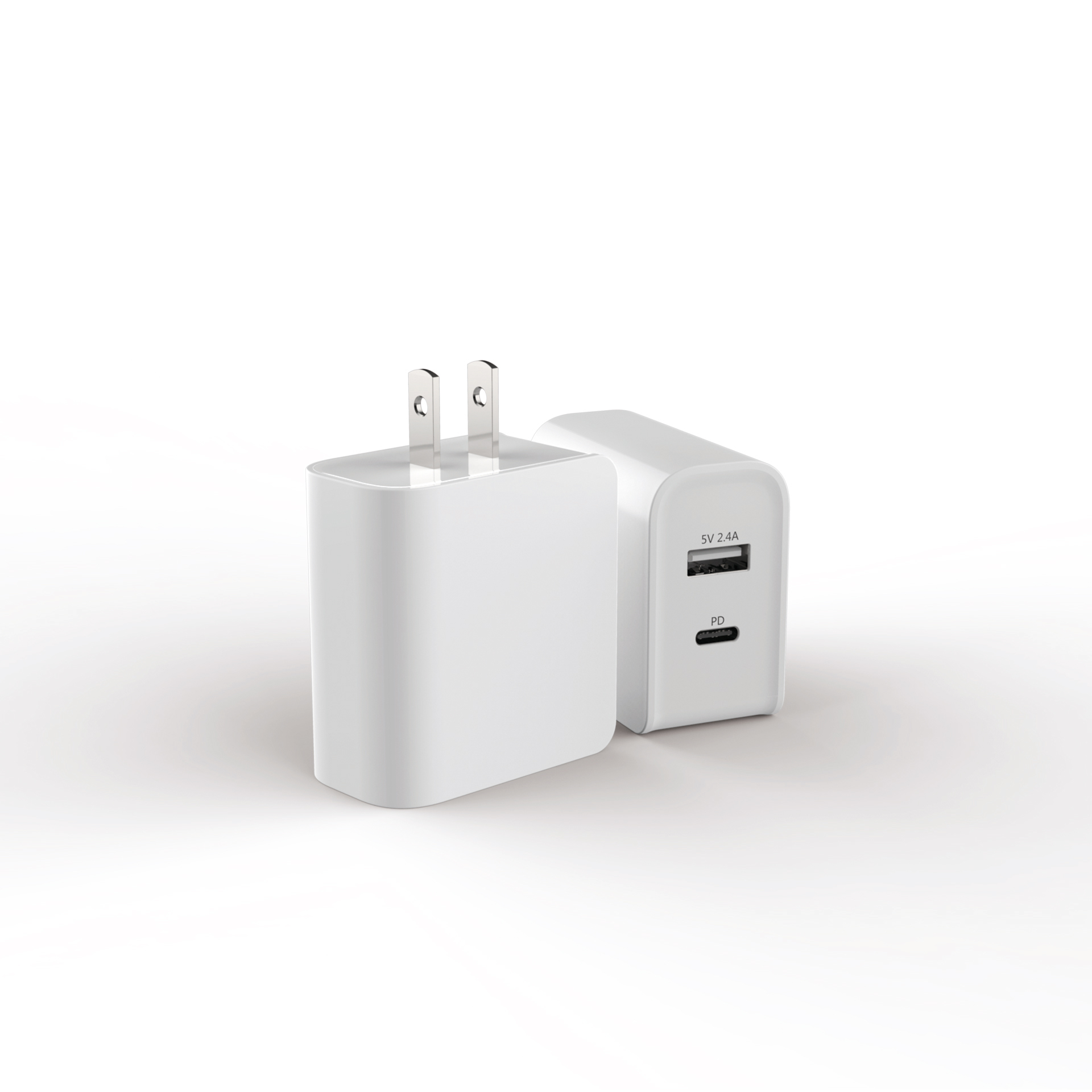 Частная модель, высокое качество, штепсельная вилка стандарта США QC3.0 + PD usb Тип c, настенное зарядное устройство, аксессуары