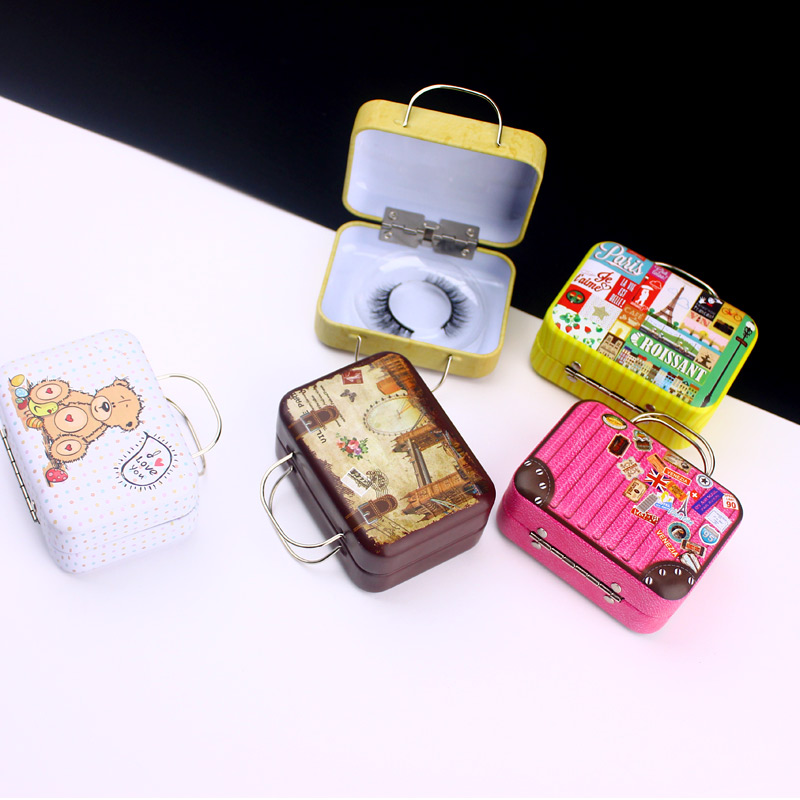 Чемодан Ресницы Коробка искусственная норка ресницы с коробкой 2020 новый тренд