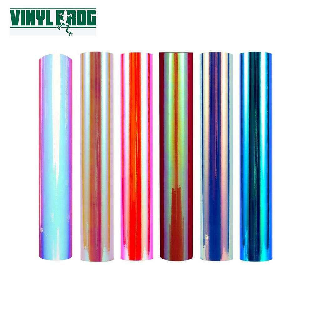 Opal Permanent Adhesive 1*5ft Roll Holographic Vinyl Sheets