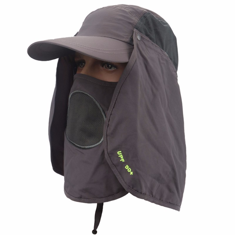 Hot selling fishing hat climbing caps cover face custom hats
