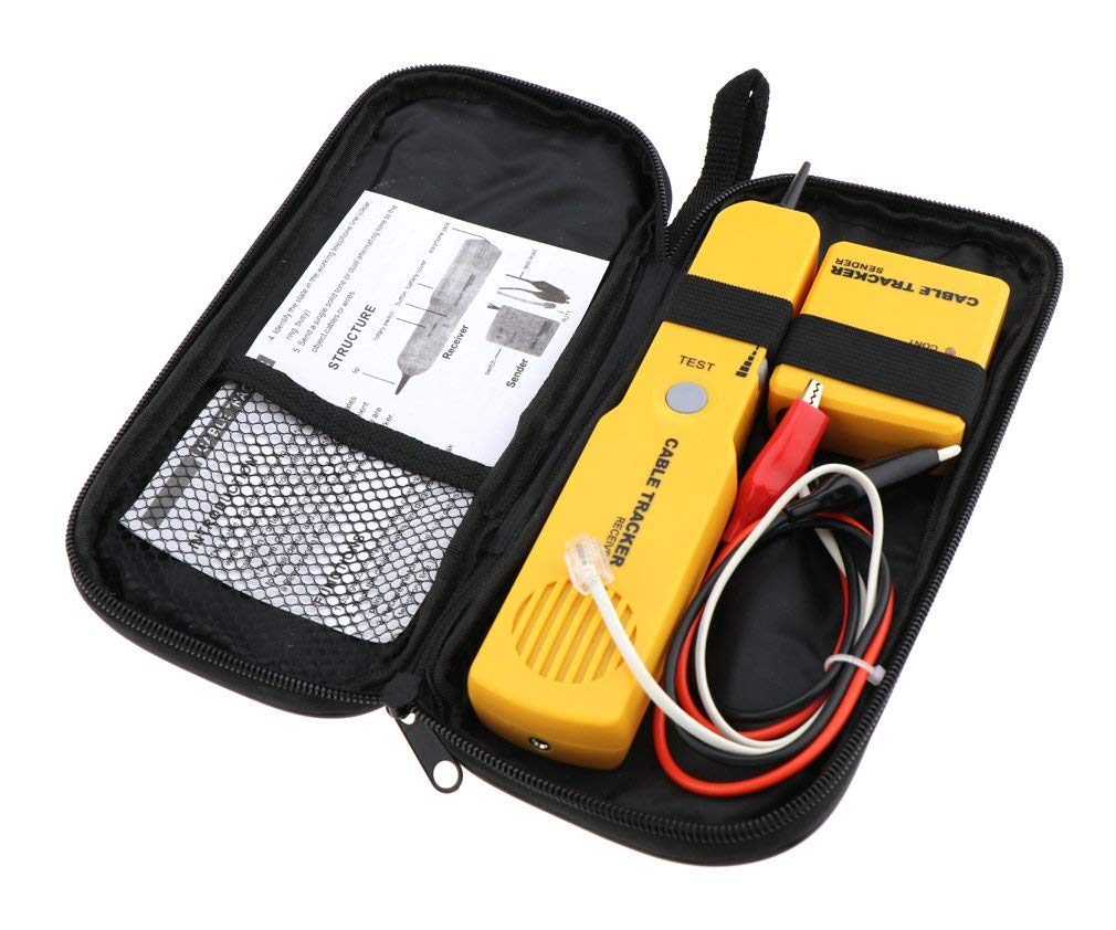 Cable Finder Tone Generator Probe Tracer Wire Tracker Network Tester tool kit