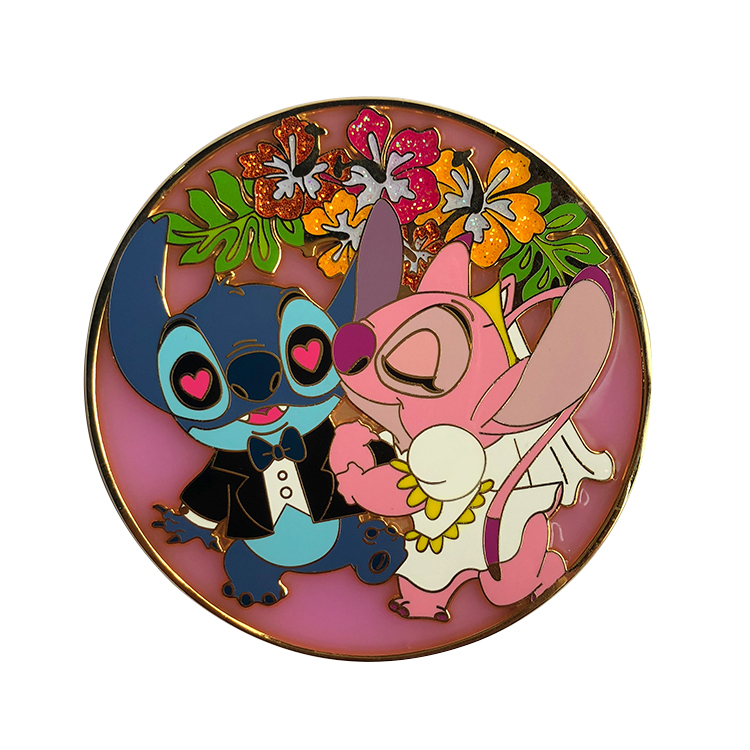 Бесплатный дизайн пользовательского аниме штырь отворотом прозрачный Pin стеклянная Жесткий Эмаль на булавке