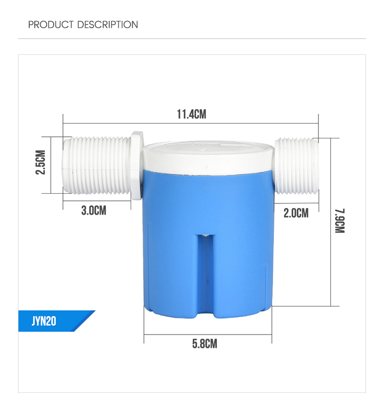 High quality machine juny marque jyn 15 vanne a flotteur  for swimming pool