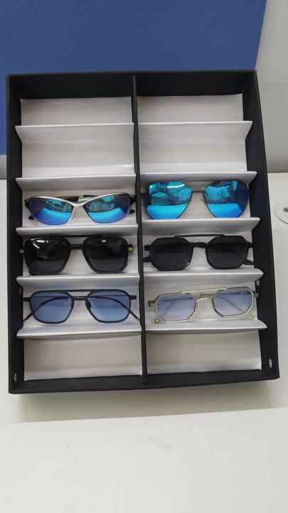 Sunglasses Organizer Stylish 12 Slots Eyeglass Case