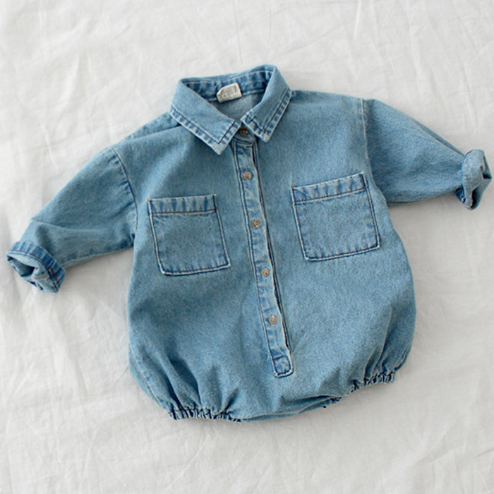 baby girl jeans romper