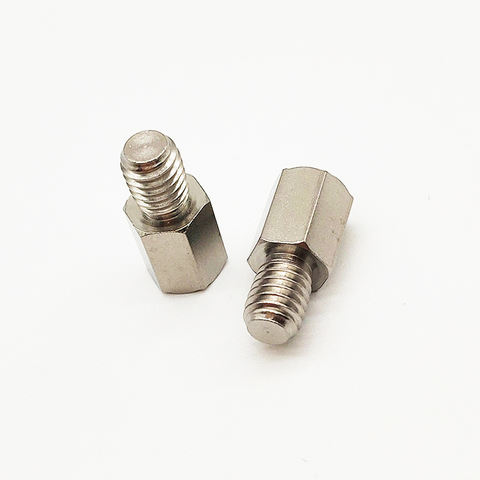 螺柱m2 m2.5不锈钢螺柱单头六角螺柱绝缘柱铜缸底盘主板螺丝