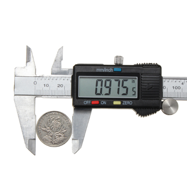 REEXBON Electronic Calipers Accurate Stainless Steel 150mm with Large LCD Screen Digital Vernier Caliper Digital Precision Vernier Micrometer Tool with Mm/Inch Conversion REEXBON Electronic Calipers Accurate Stainless Steel 150mm with Large LCD Screen Digital Vernier Caliper Digital Precision Vernier Micrometer Tool with Mm/Inch Conversion
