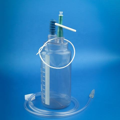 bottle medical product medical reservoir close wound suction
