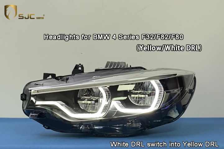 Conjunto de faros LED duales SJC para BMW 4Series F32 F82 2013-20