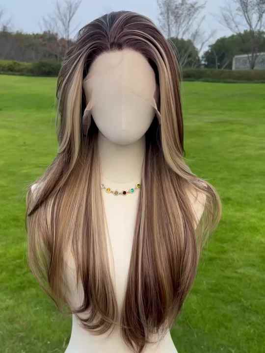 2025 Fashion Selling Wig 13*5 Fashion Lace Gold Brown Gradient
