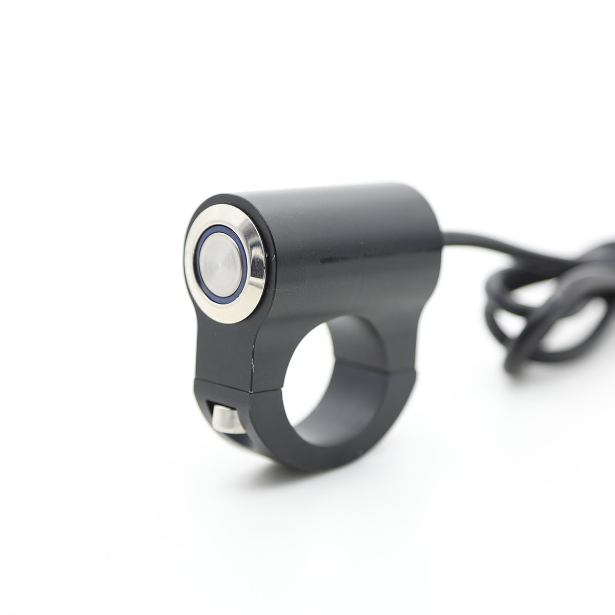 Мотоцикл 12 в LED лампа переключатель креплений диаметром 22-25 мм руль фара сбросить/блокировочный переключатель