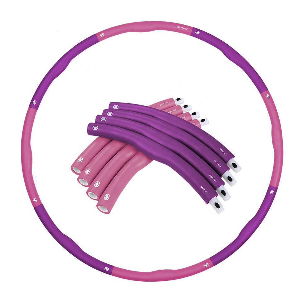 Делюкс, Новое поступление, съемный портативный пластиковый хула круглый плоский фитнес-обруч для тренажерного зала, фитнеса для взрослых, фитнеса, Хула-обруч