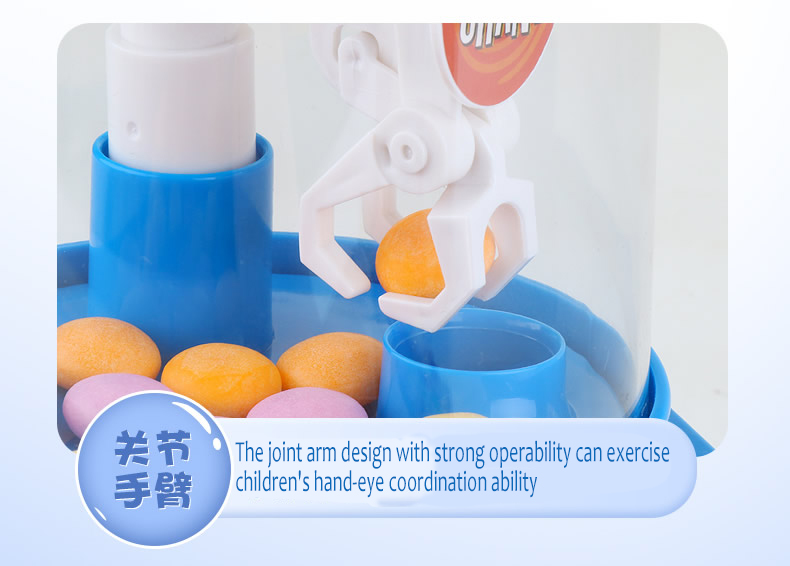 Mini Manual Candy Machine Grab Ball Toy Game Educational Toy Gift For Children