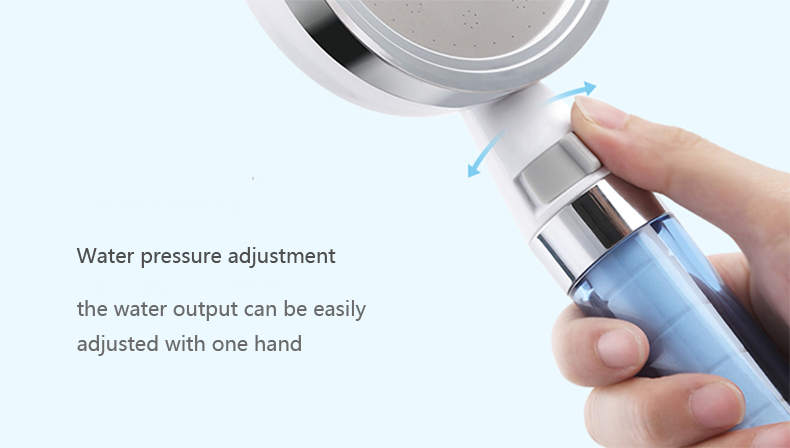 Hot sale ionic vitamin C filter chrome shower head ionic filter with filter element