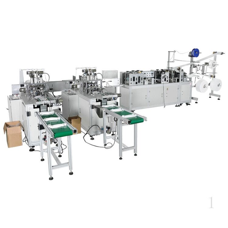 Fully Automatic 3 Ply Nonwoven Fabric Disposable Medical Facemask Facial Surgical Face Masks Making Machine Production Line