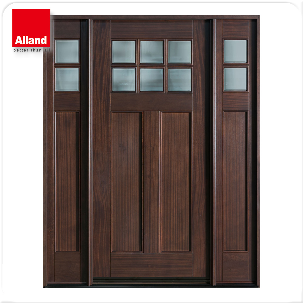 Residential Main Entry Modern Design Pivot Wood Doors With