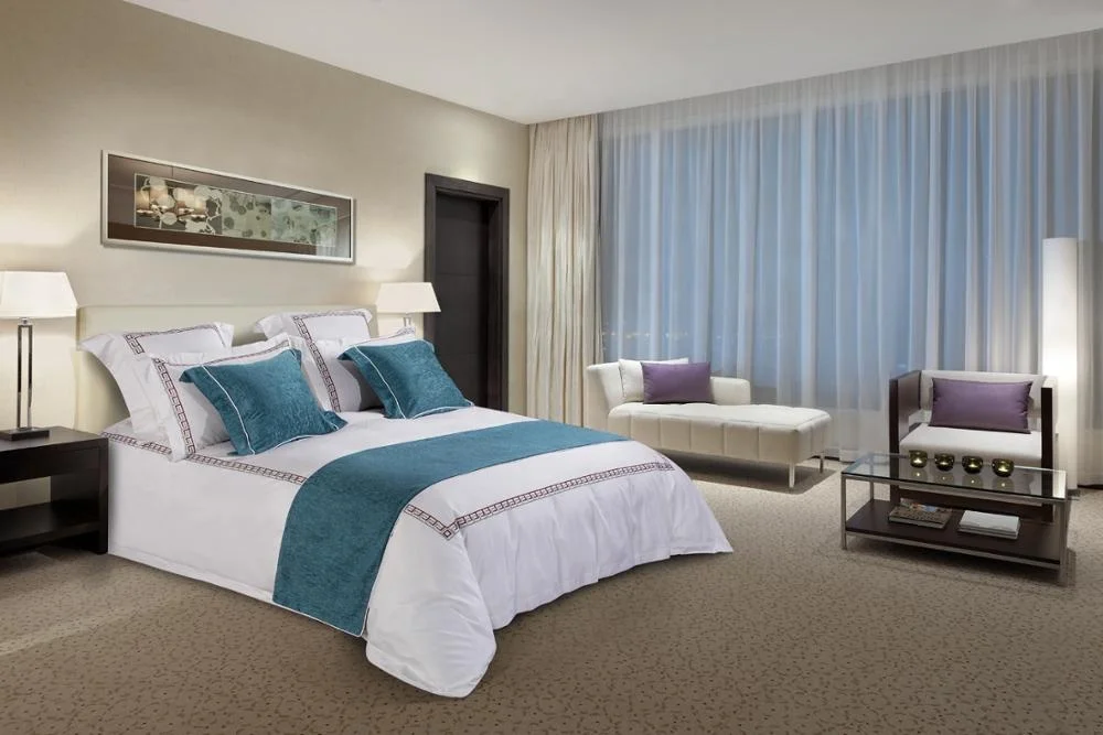 Hotel quality custom size luxury bed runner