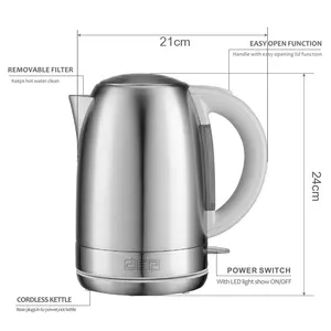 portable battery powered kettle