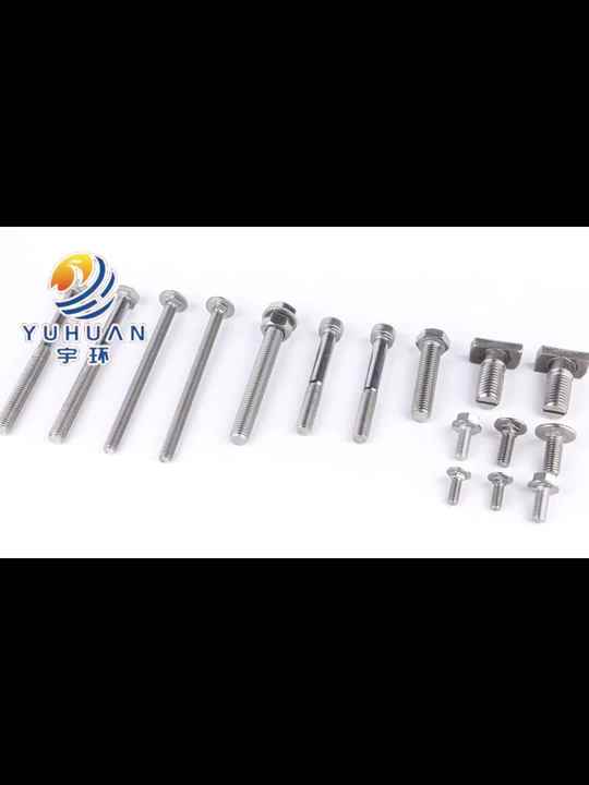 DIN931 Class 8.8 Fastener Carbon Steel Galvanized Hex Bolts and Nuts in ...
