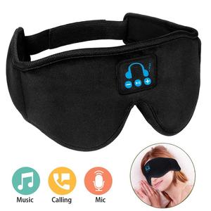 Custom Adjustable Washable Wireless Bluetooth Headphones Music Travel Sleeping Headset Eye Mask