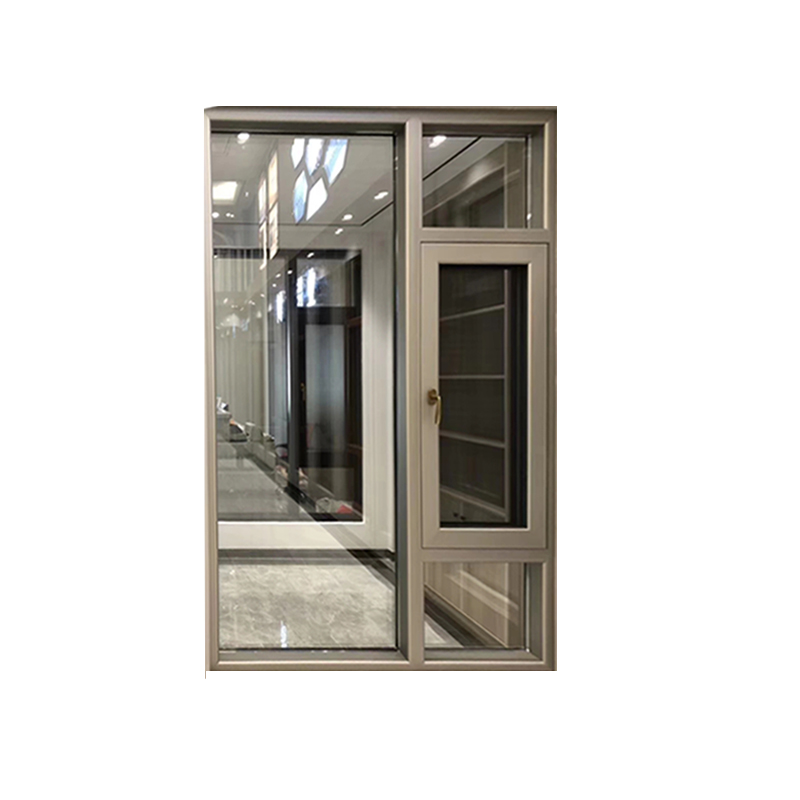 European style 2020 Double Glazed Windows Aluminum frame tempered glass swing window