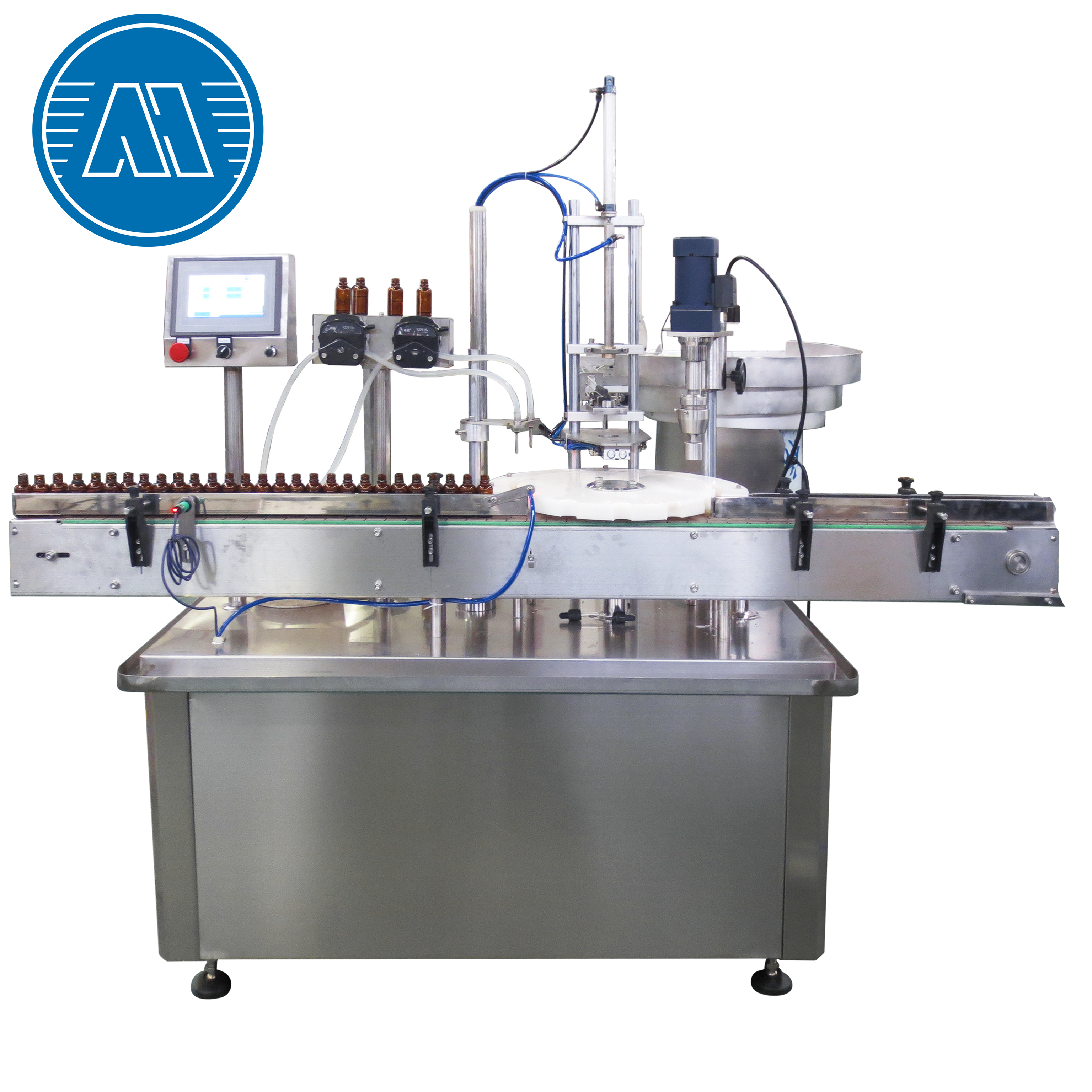 Автоматическая машина для наполнения и укупорки эфирным маслом 10 мл 30 мл 60 мл