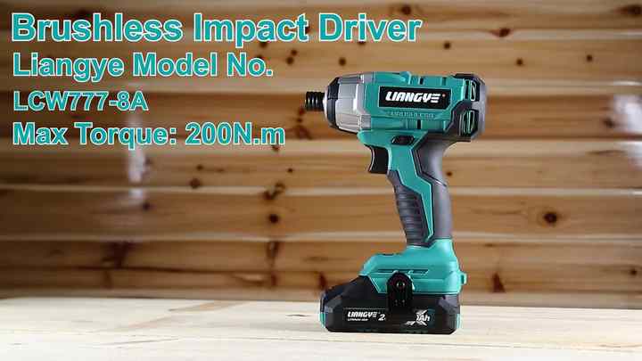 LCW777-8A 2500 RPM Lithium-Ion sem escova, driver de impacto de