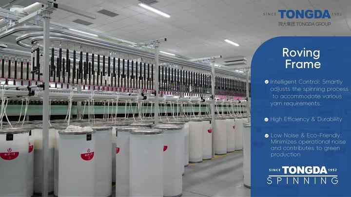 TONGDA FA471 48spindle Precision Roving Frame for Uniform Cotton Yarn ...