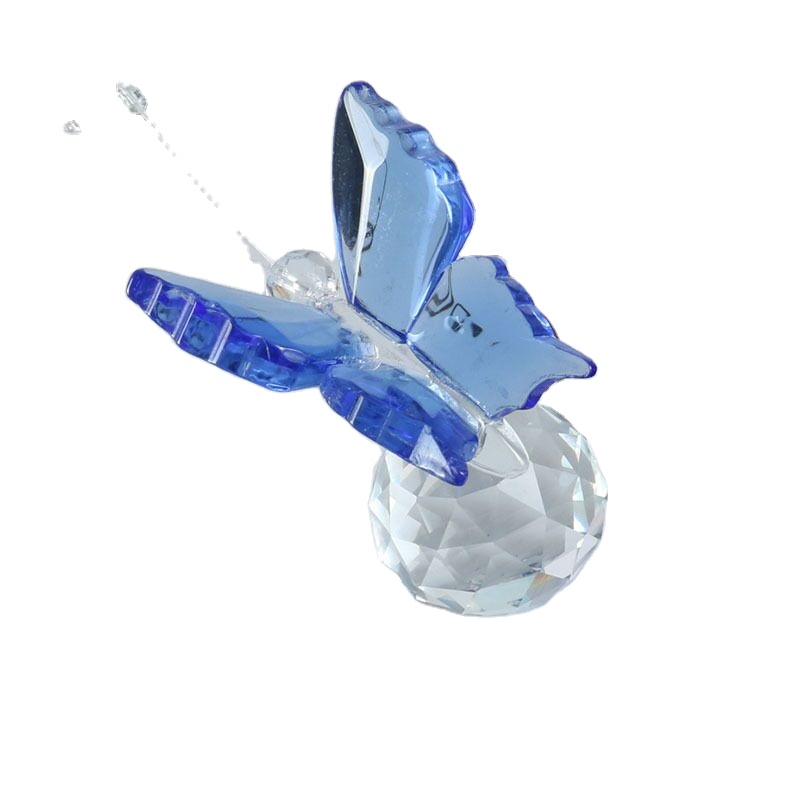 Романтические подарки из хрустального стекла, волшебные маленькие хрустальные бабочки