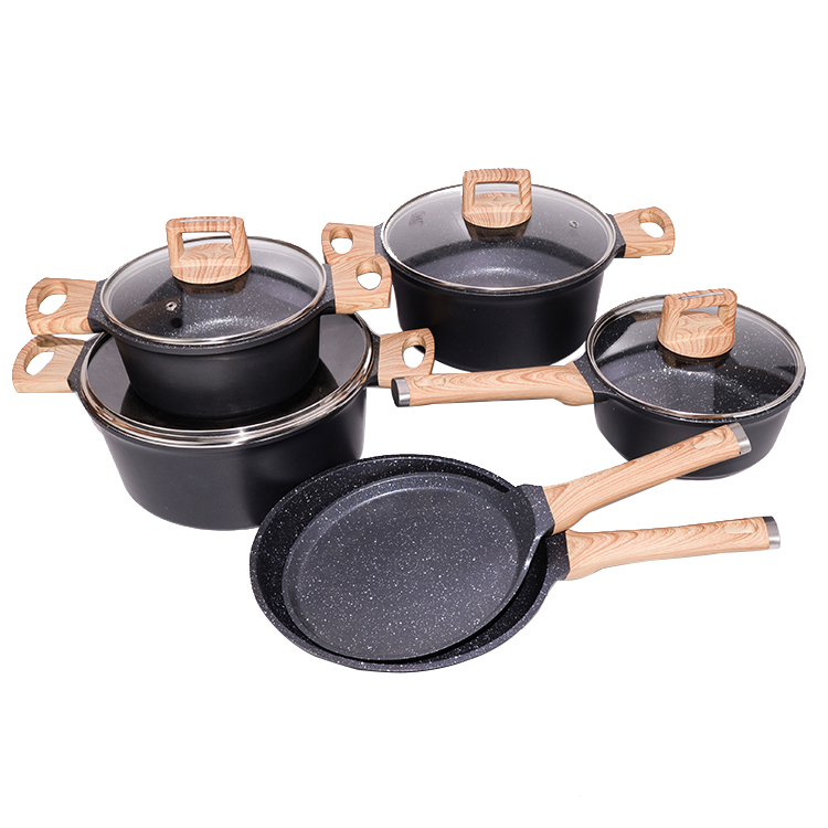 10 шт наборы посуды для пиццы с литьем под давлением алюминиевый молочный литьем под давлением albaking бумага с антипригарным окрытием яйцо с Индукционным дном