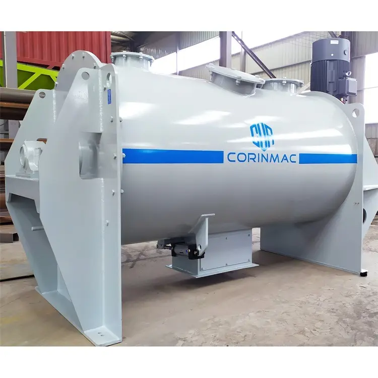 Single shaft plowshare mixer