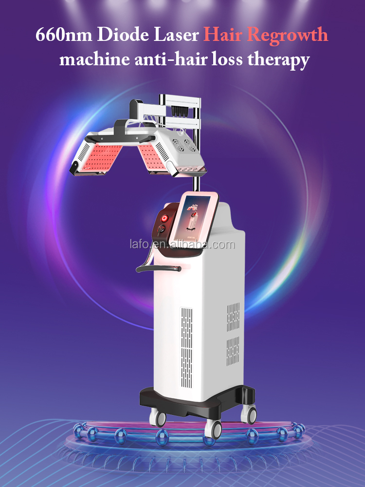 Effective 650nm diode laser hair regrowth treatment machine / anti-hair loss beauty machine LF-361