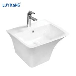 L9078 Chaozhou supplier popular ceramic wall hung wash hand basin