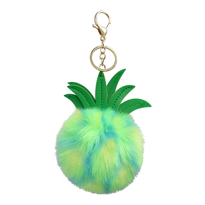 Новая дизайнерская обувь в форме фрукта розовый помпон брелок слойка мяч, брелки для ключей, изготовленная на заказ ключевая цепь слойка мяч роскошные брелок Pom для женщин