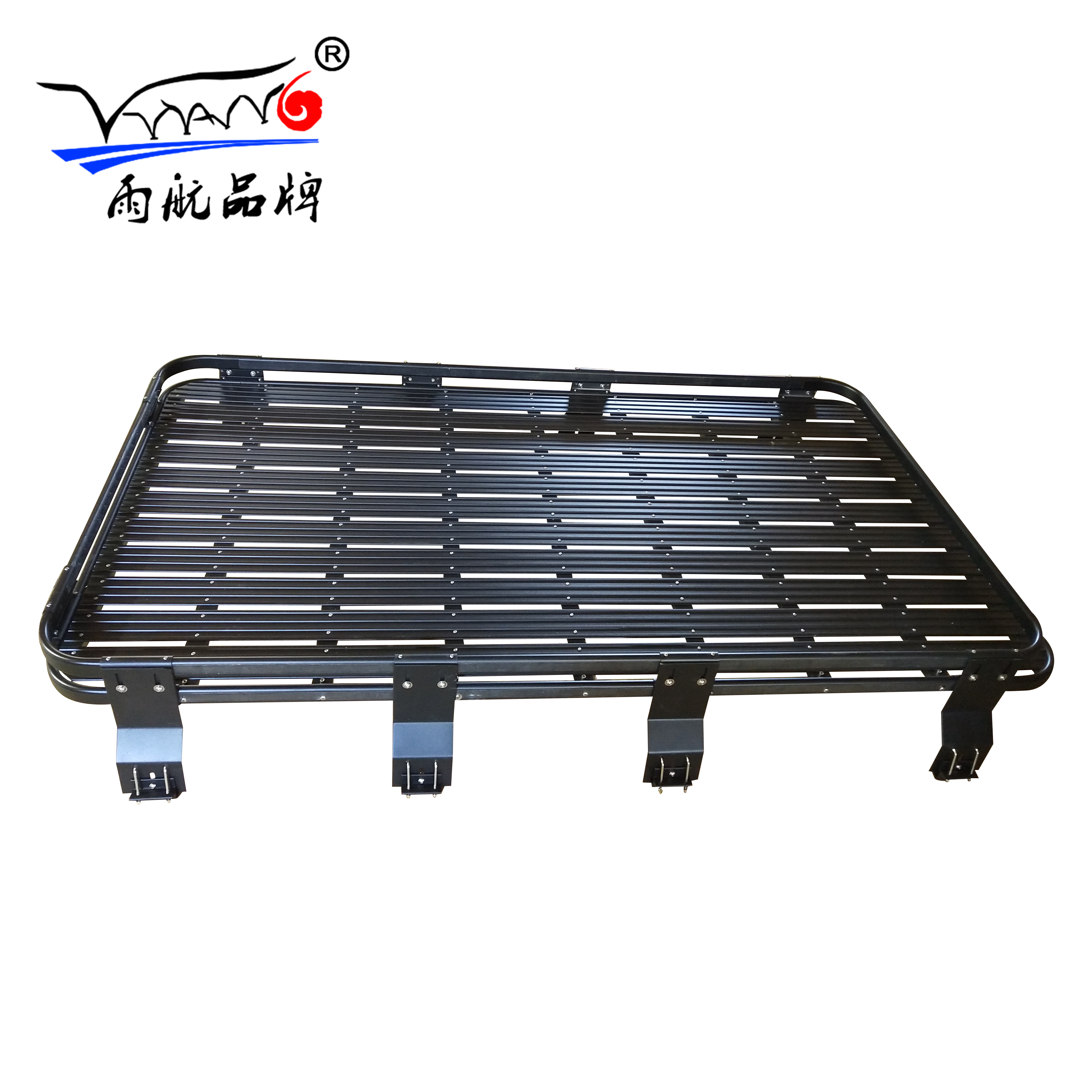 YH-F-007 Высококачественная универсальная крыша из алюминиевого сплава Q2, багажная корзина, корзина для груза, корзина для дождя, желоб от дождя