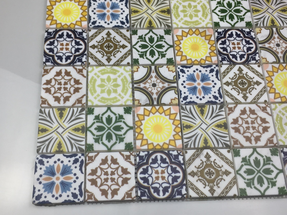 Marble Mosaics Stone Mosaic Inkjet Printing Glass Stone Mosaic